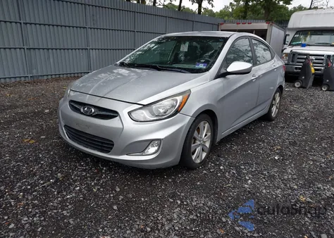 2012 Hyundai Accent Gls z USA, uszkodzony, nr VIN KMHCU4AE1CU179662